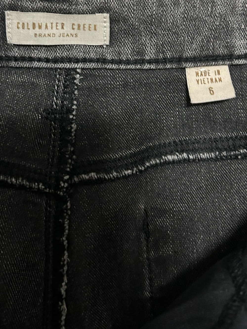Coldwater Creek Women's Straight-Leg Jeans - Gray - Picture 5 of 6